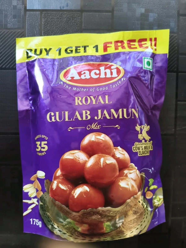 AACHI ROYAL GULAB JAMUN BUY1GET1 FREE - 175G