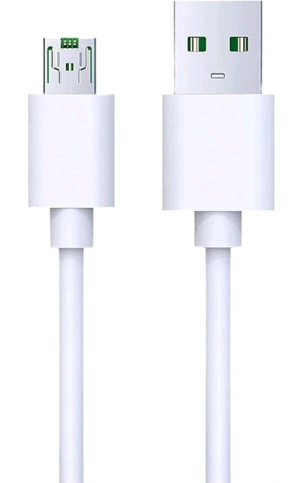 Original 65W Fast Charging V8 Cable Compatible with Flash|Super VOOC Micro USB 7 Pin Data Sync Fast Charging Cable for All Mobile Support
