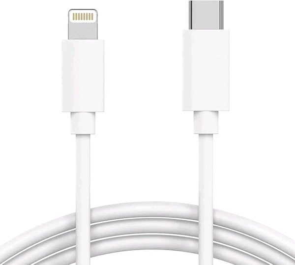 iphone Lightning 20W Fast Charging Cable For iPhone Charger Compatible For Apple iPhone 11,12,13,14 Series (20W Only Cable) White