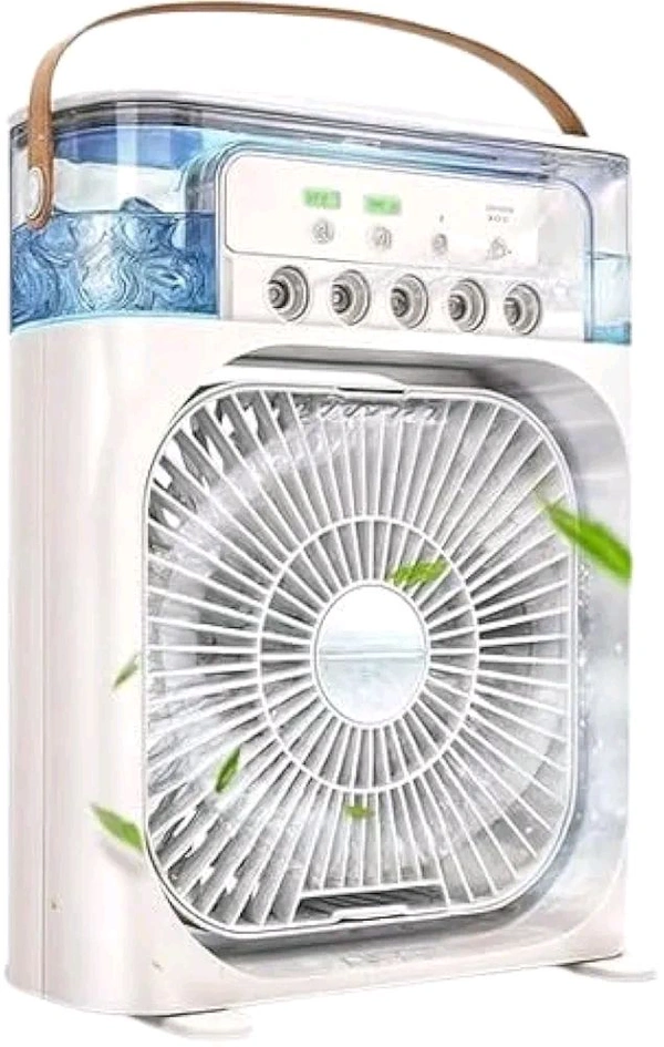 Portable mini Air Conditioner|mini cooler|Anti-leakage Water Ice Cooling Air Cooler for Room Bedroom Office|water sprey|1.2L Water Tank & 2 Ice Packs,360°Adjustment Office, Home, Room