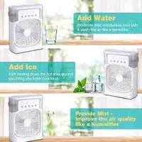 Portable mini Air Conditioner|mini cooler|Anti-leakage Water Ice Cooling Air Cooler for Room Bedroom Office|water sprey|1.2L Water Tank & 2 Ice Packs,360°Adjustment Office, Home, Room