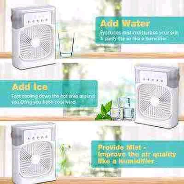 Portable mini Air Conditioner|mini cooler|Anti-leakage Water Ice Cooling Air Cooler for Room Bedroom Office|water sprey|1.2L Water Tank & 2 Ice Packs,360°Adjustment Office, Home, Room