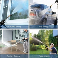 48V Car Washer Gun Wireless High Pressure Washer Water Spray Gun, Car washing Kit