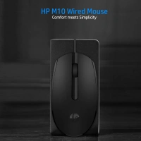 HP M10 Wired Mouse - Black