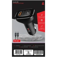 BOAT CAR CHARGER - Black