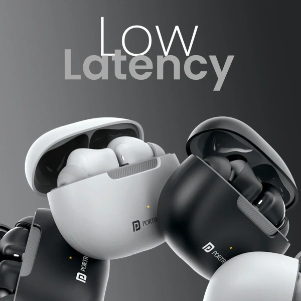 PORTRONICS TWINS 32 EAR BUDS - Black