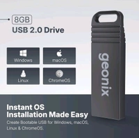Geonix 8GB Pen Drive 2.0 Metal