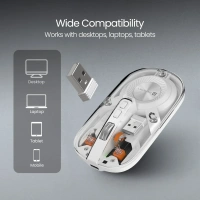 Portronics PORTRONICS TOAD 8 RECHAREABLE WIRELESS MOUSE - White
