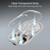 Portronics PORTRONICS TOAD 8 RECHAREABLE WIRELESS MOUSE - White