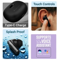 ZEBRONICS BEETLES WIRLESS EARBUDS - Black