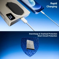 ZEBRONICS ENGRGI SAFE 10R1 MAGSAFE - METALLIC GOLD