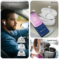 ZEBRONICS PODS 131 WIRELESS EARBUDS - White