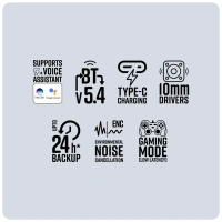 ZEBRONICS PODS 131 WIRELESS EARBUDS - White