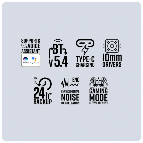 ZEBRONICS PODS 131 WIRELESS EARBUDS - White