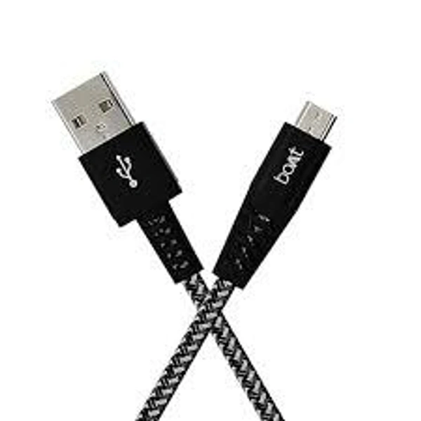 BOAT RUGGED MICRO USB CABLE V3 - Black