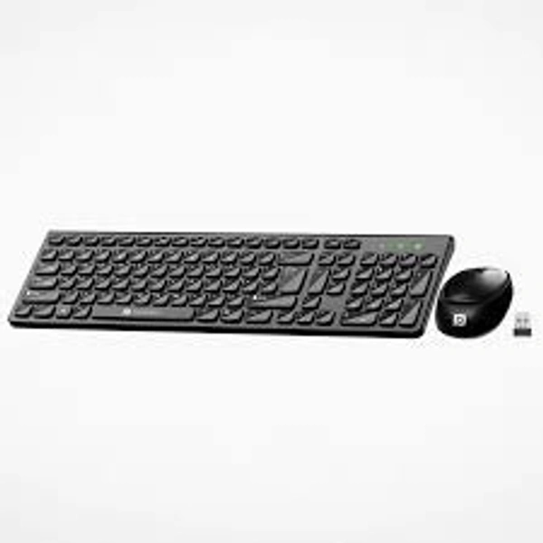 PORTRONICS KEY 7 COMBO WIRLESS KEYBOARD & MOUSE - Black