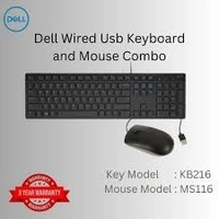 DELL KB 216 WIRED KEYBORAD - Black