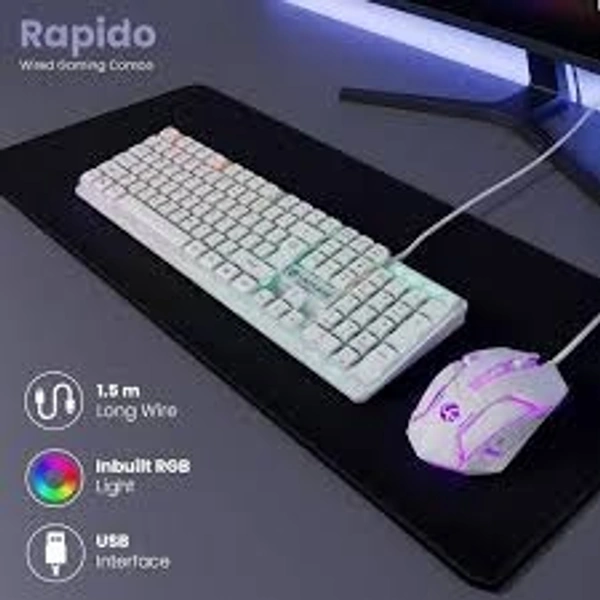 LAPCARE RAPIDO GAMING COMBO - White