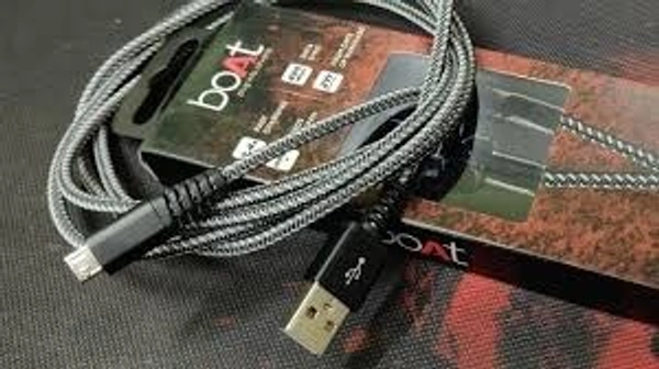 BOAT RUGGED MICRO USB CABLE V3 - Black
