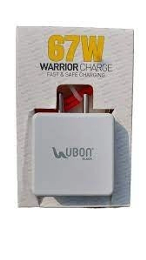 UBON CH28 (67W WARRIOR CHARGE) - White