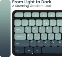 PORTRONICS KEY11 RECHARGEABLE WIRLESS COMBO - Blue