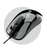 PORTRONICS TOAD 26 WIRED OPICTAL MOUSE - Black