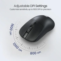 PORTRONICS TOAD 33 Wireless Mouse - Black