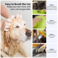 3-in-1 Pet Grooming Comb | Self-Cleaning Brush for Dogs & Cats | Massage & Steam Feature Included