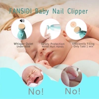 6-in-1 Electric Nail Trimmer Kit for Newborns, Kids, Babies, and Adults - Clipper, File, Polisher, and Cutter Tool Set