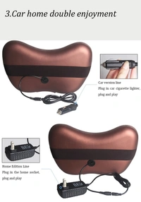 Shiatsu Electric Massage Pillow β Full Body Neck, Shoulder & Car Seat Relaxation