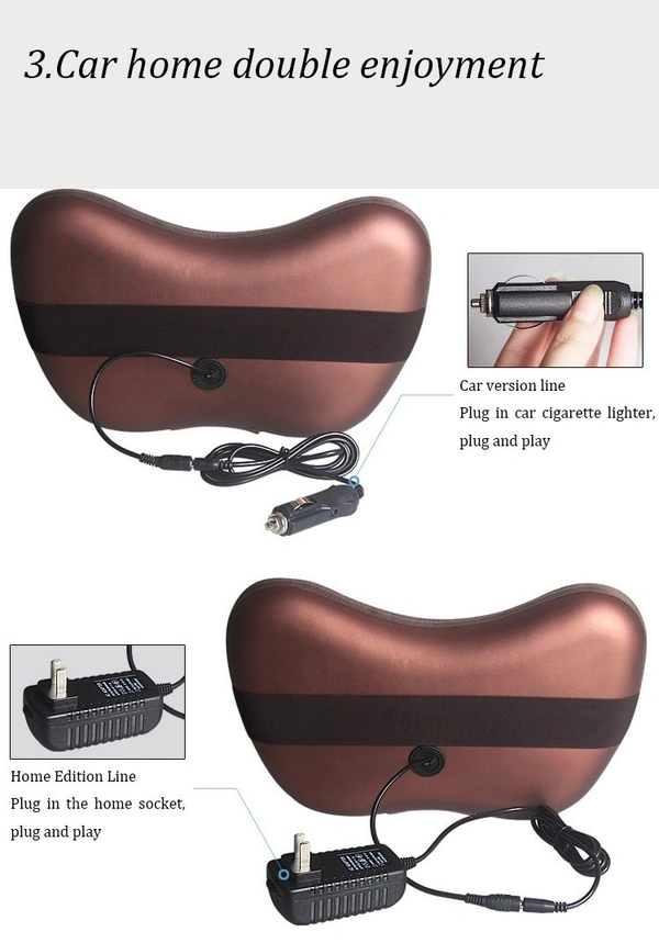 Shiatsu Electric Massage Pillow β Full Body Neck, Shoulder & Car Seat Relaxation