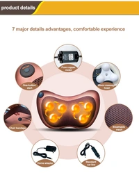 Shiatsu Electric Massage Pillow β Full Body Neck, Shoulder & Car Seat Relaxation