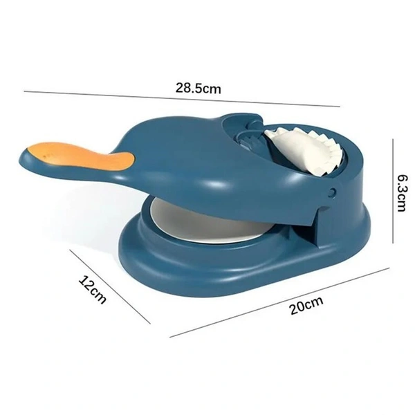 Dumpling Master: 2-in-1 Dough Press & Wrapper Maker Kit - Multicolor Kitchen Tool for Homemade Dumplings