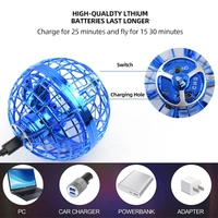 Galactic Orbiter: Flying Ball Toy with Boomerang Effect - Hovering Cosmic Globe Spinner for Hand Drone Fun