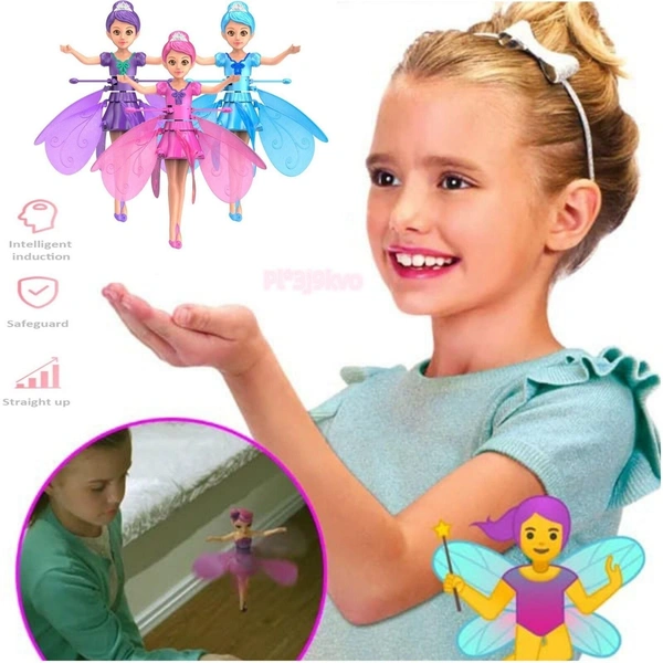 Magical Levitating Fairy: Interactive Gesture-Sensing Toy for Kids - Sensor-Equipped Inductive Aircraft - Mini Helicopter Flying Toy