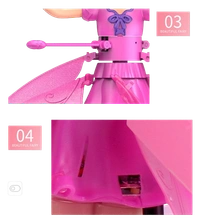 Magical Levitating Fairy: Interactive Gesture-Sensing Toy for Kids - Sensor-Equipped Inductive Aircraft - Mini Helicopter Flying Toy