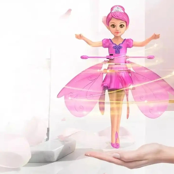 Magical Levitating Fairy: Interactive Gesture-Sensing Toy for Kids - Sensor-Equipped Inductive Aircraft - Mini Helicopter Flying Toy