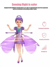 Magical Levitating Fairy: Interactive Gesture-Sensing Toy for Kids - Sensor-Equipped Inductive Aircraft - Mini Helicopter Flying Toy
