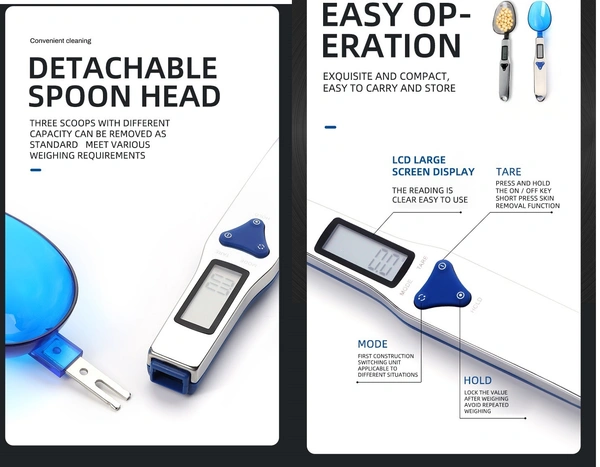 Multipurpose Household Portable Weight Scale Precise Measuring Spoon