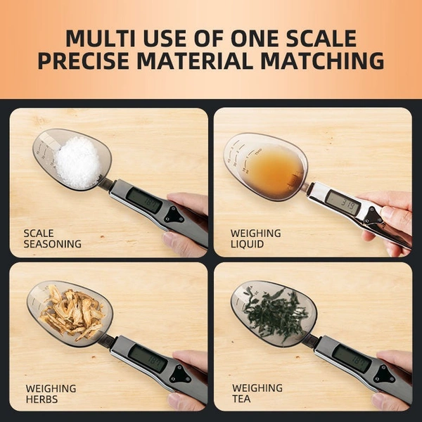 Multipurpose Household Portable Weight Scale Precise Measuring Spoon