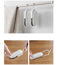 Portable Handheld Mini Bag Sealer: 2-in-1 Heat Sealer & Cutter, Battery-Powered Vacuum Sealing Saver Machine