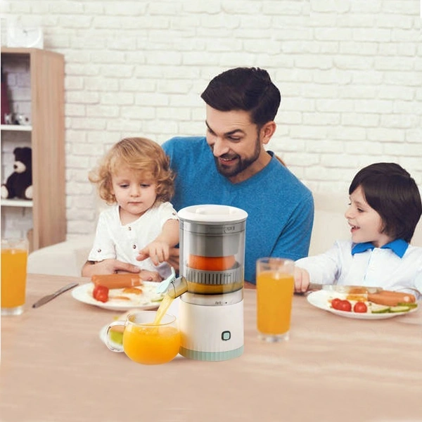 Portable Wireless Rechargeable Fruit Squeezer Electric Juicer for Mosambi, Oranges, Lemons, and More fruit