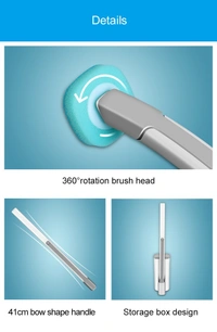 SmartShine Disposable Bathroom HygieneGuard Scrubber Kit with 8 Refill