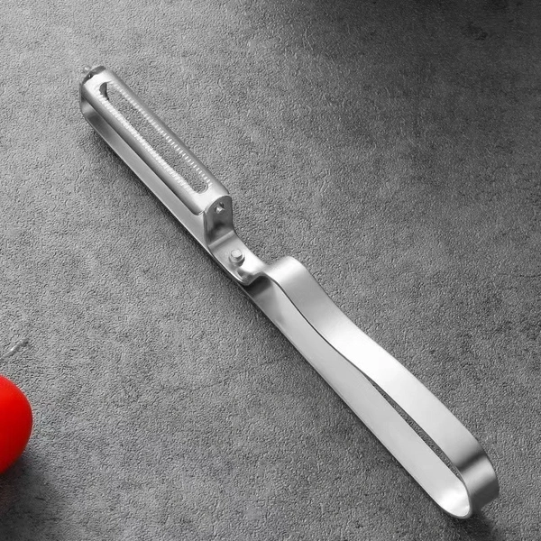Premium Stainless Steel 3-Piece Set: Peeler, Potato Fruit Vegetable Peeler, and Paring Knife - Essential Kitchen Accessories