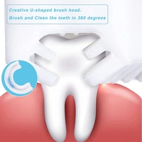 U-Shaped Soft Food Grade Silicone Baby Toothbrush for Kids (2-6 Years) – Teething & Oral Care