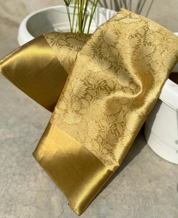 Women’s Banarasi Tissue Silk Saree – Celebrity Style Party Saree