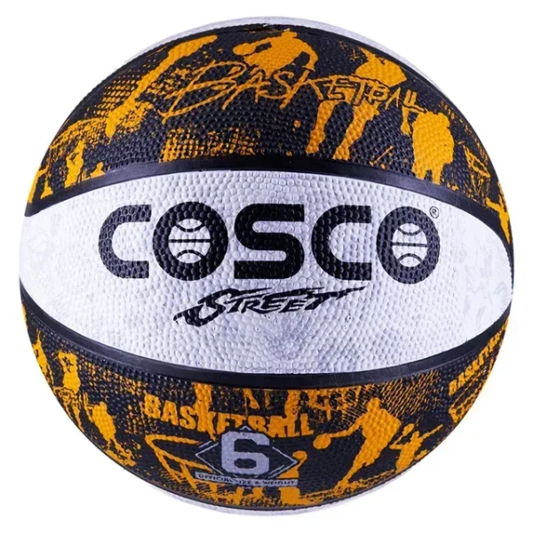 KD Cosco Street Basketball , Black/White - Size 6