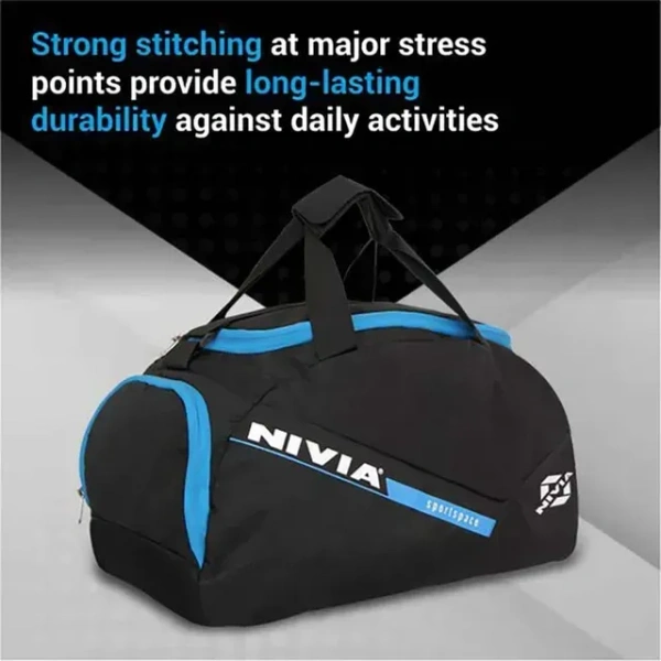 KD Nivia Space Sports Bag | Designed for Gym, Daily Use, Travel, Weekend, Adventure, Etc.