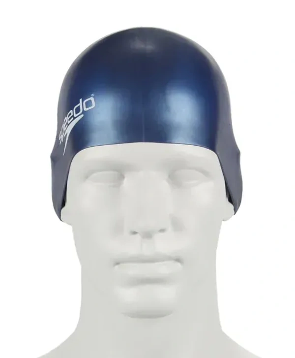 KD Speedo Silicon Moulded Swimcap (Navy)