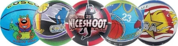 KD Cosco Basket Balls Multi-Graphics, Size 3 (Assorted)